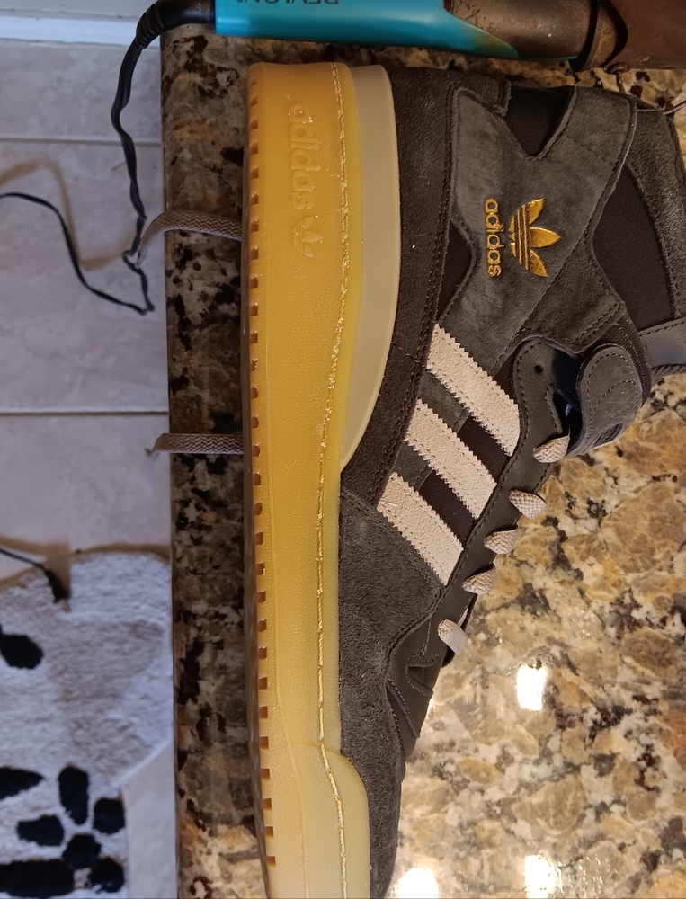 Adidas forum 84 grey size 13 men